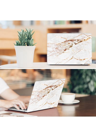 Apple Uyumlu MacBook Air Kılıf 13 İnç Mermer10nl Eski Usb'li Model 2010-2017 A1369 A1466 İle R-09