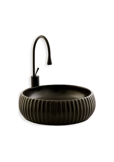 Eva Banyo Lena E-4161S Tezgah Üstü Porselen Lavabo