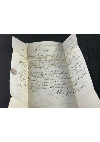 1871 Yılından İsviçre Zarfsız Mektup Helvetia 10 Franco Pullu Sc 53 Varış Damgalı  Teşhir Ürün
