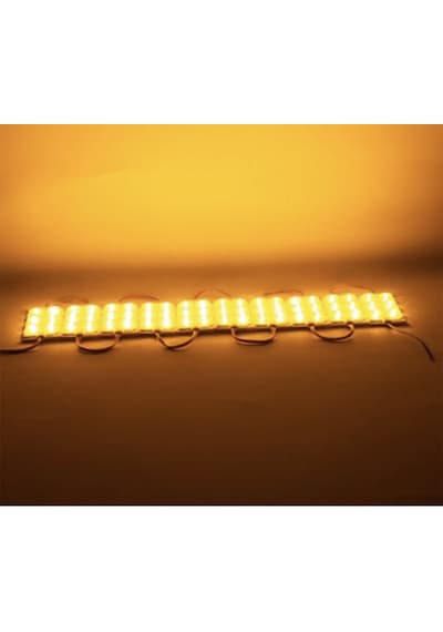 Point 3 Ledli Parmak Led Modül 1.5w 2835 Smd Mercekli 12v-20 Adet Sarı