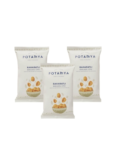 Potamya Baharatlı Baklagil Cipsi 50 Gr X 3 Adet