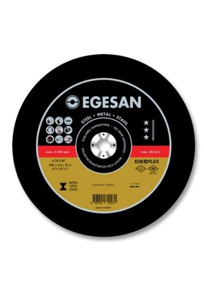 350 X 2,8 X 25,4 Mm Metal Kesme Pro Sabit Tezgah Kesme Egesan