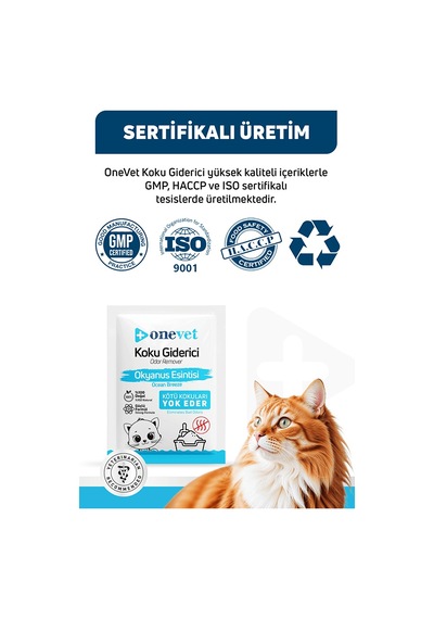 Onevet Kedi Kumu Koku Giderici Okyanus Esintili 15 Adet 25 gr