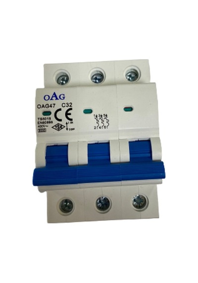 Oag Otomatik Sigorta 3x32 A 3Ka