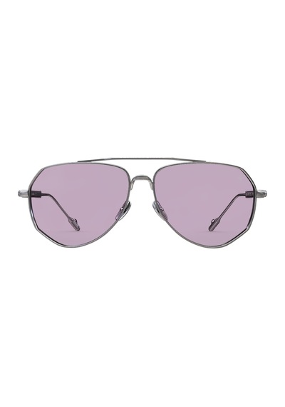Philippe V N27 Gümüş Pembe Fotokromik Titanyum Unisex Güneş Gözlüğü Gümüş