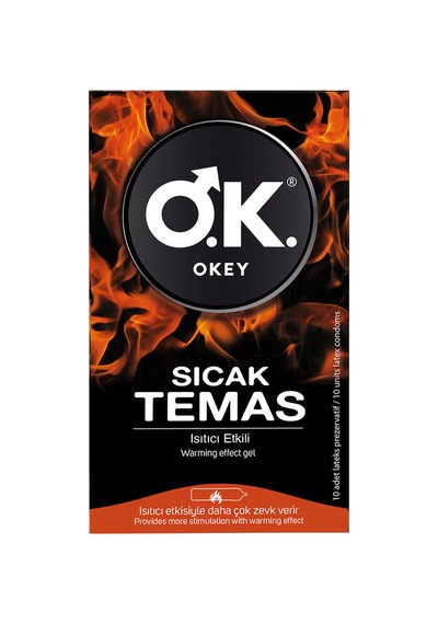 3 Adet Okey Prezervatif Sıcak Temas 10'lu