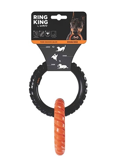 M-pets Double Ring King Köpek Oyuncağı 2li 20x12,7x2,2 Cm 244-50080.01