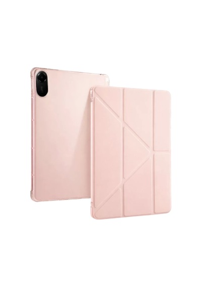 Newface Xiaomi Redmi Pad 2 Kalemlikli Mars Tablet Kılıfı - Rose Gold