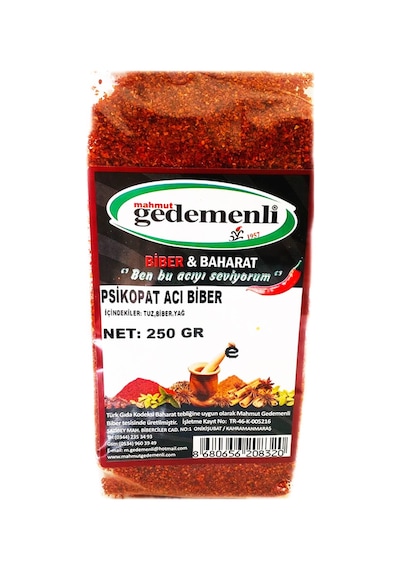 Mahmut Gedemenli Psikopat Acı Biber 250 G