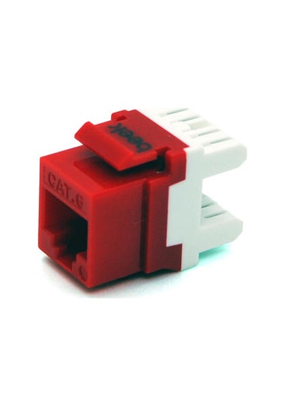 Beek Bn-kj6-u0-r Cat 6 250mhz Kırmızı Beyaz Keystone Jack