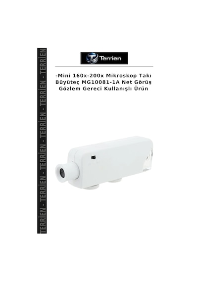 -mini 160x-200x Mikroskop Takı Büyüteç Mg10081-1a Net Görüş Gözlem Gereci Kullanışlı Ürün