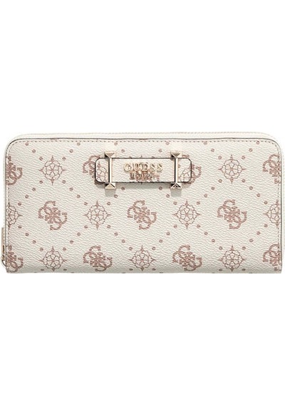 Guess Carrie Logo Kadın Cüzdan Swgp9898146 Krem