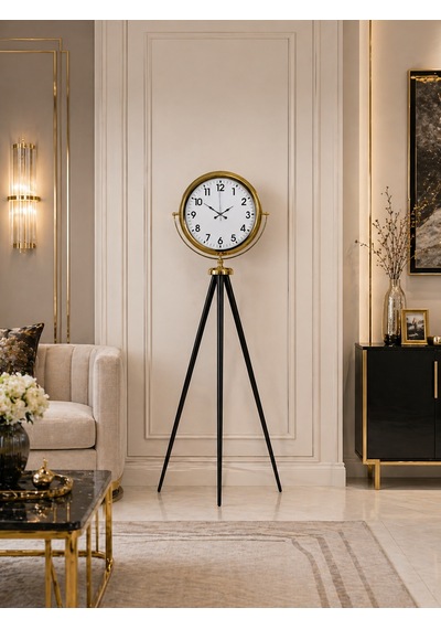 Gold Klasik Tripod Ayaklı Saat