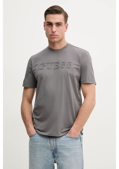 Guess Erkek Tshirt Koyu Gri