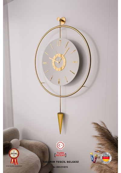 Kadranlı - Masippi Kristal Gold 50x90cm Pilli Led Mobilya