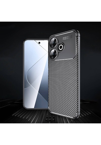 Xiaomi Redmi 13 4g Kılıf Zore Negro Silikon Kapak-siyah Siyah