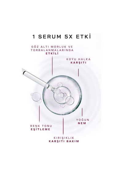 Woo Skin Expert Academy Göz Altı Torba Halka Morluk Karşıtı Karşıtı Serum 50 ML