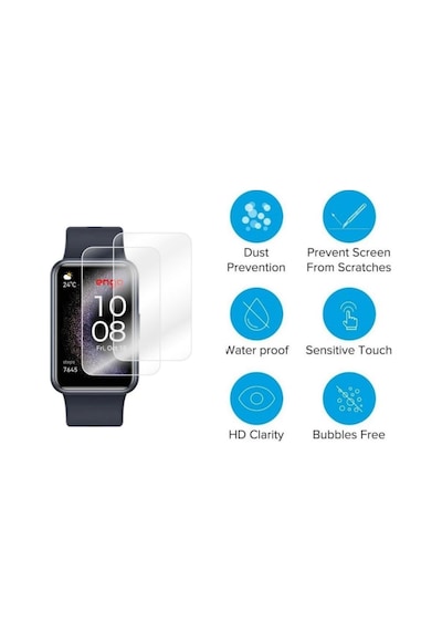 Huawei Watch Fit Se Ekran Koruyucu Tpu Film 2 Adet