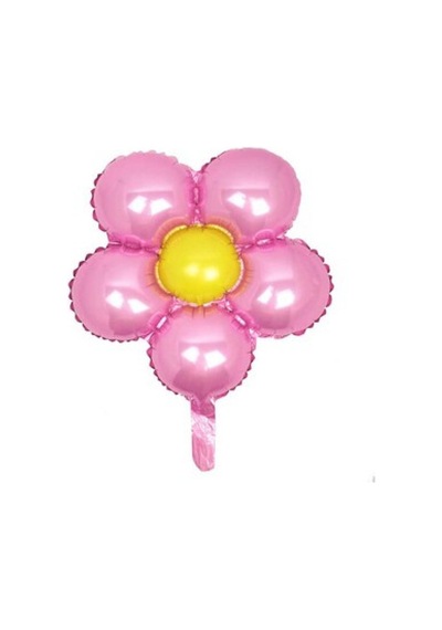 Folyo balon çiçek modeli pembe 18 ınc 40cm pk:1