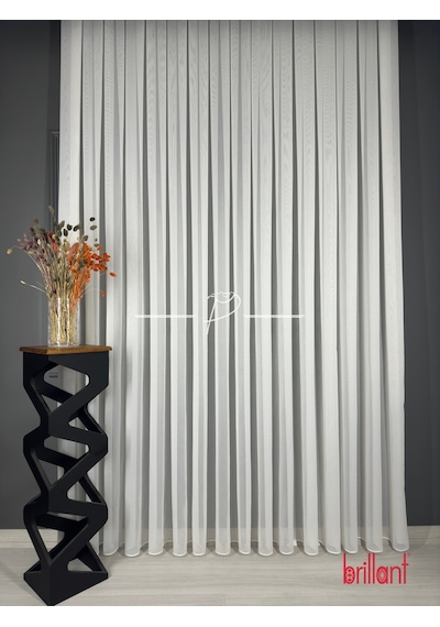 Tül Perde Brillant İtalyan Koleksiyon Armür FELİS-D019012 Çok Renkli
