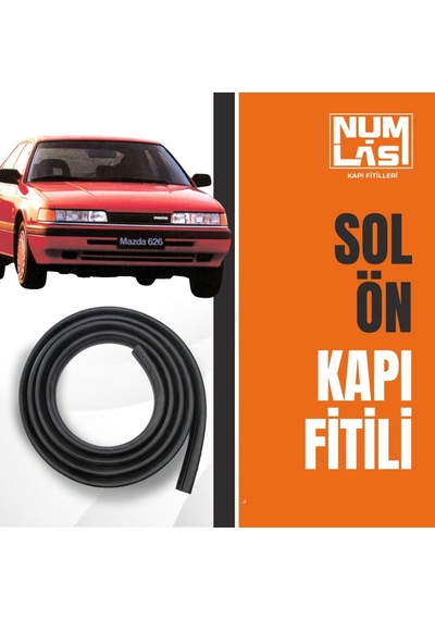Mazda 626 Hatchback 1988-1991 Sol Ön Kapı Fitili-a Kalite-numlas-nm4179