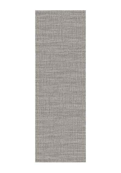 Kartela Halı Doğal Keten Açık Gri Koridor Mutfak Yolluk Halısı Kaymaz Taban Yıkanabilir 60x180 Cm