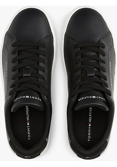Tommy Hilfiger Th Court Lth Detaıl Ess Siyah