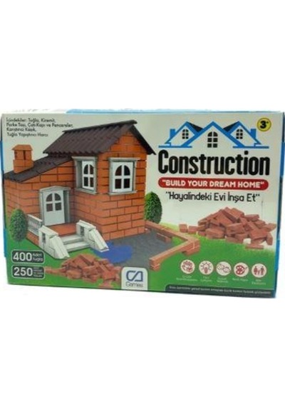 İnşaat Yapım Seti Constructıon 650 Parça