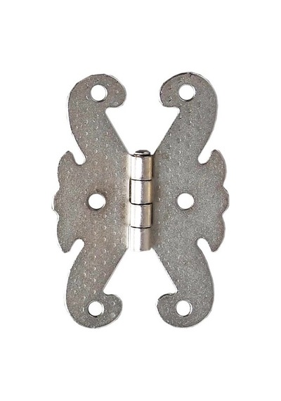 Kelebek Menteşe Metal 40 65mm Nikel 2 Adet Gümüş