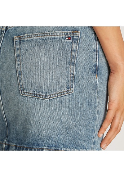 Tommy Hilfiger Dnm Mini Hw Sam Kadın Lacivert Etekdüzww0ww44334 Mavi