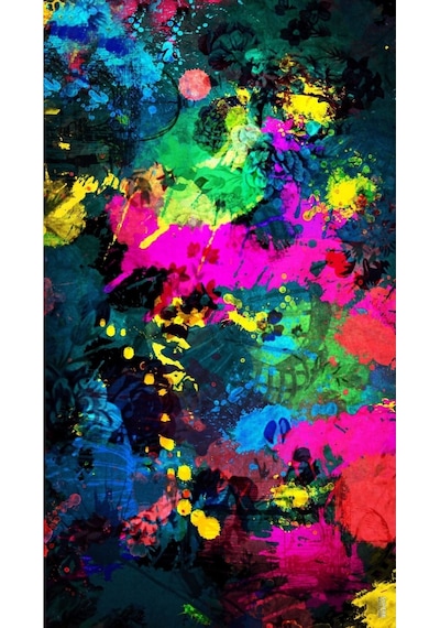 Buffalo Bandana Color Fest Siyah