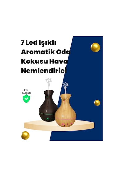 Usb - 445 - Şarjlı 7 Renk Led Işıklı Sessiz Çalışan Mini - Csmo-tex - Hava Nemlendirici