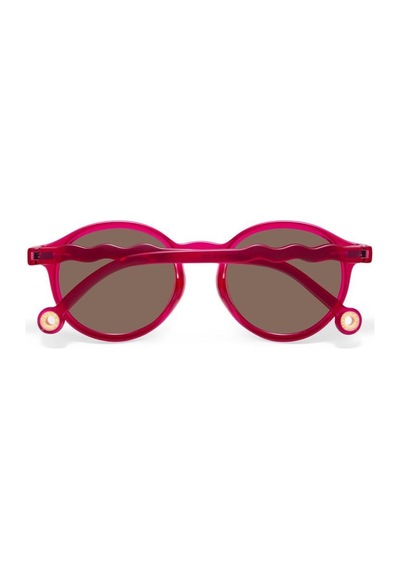 Olivio&co Classic Oval Çocuk Güneş Gözlüğü - Raspberry Açık Gri