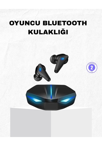 Oyuncu Bluetooth Kulaklık Tam Kablosuz Stereo Led Işıklı Diğer