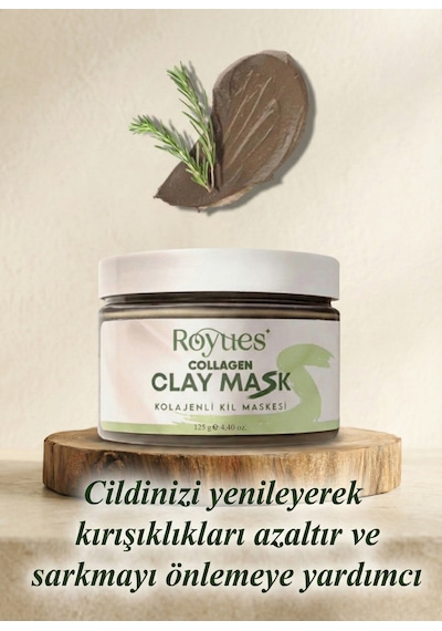 Leke Ve Siyah Nokta Karşıtı Kolajen Kil Maskesi - Collagen Clay Mask 125 Gr