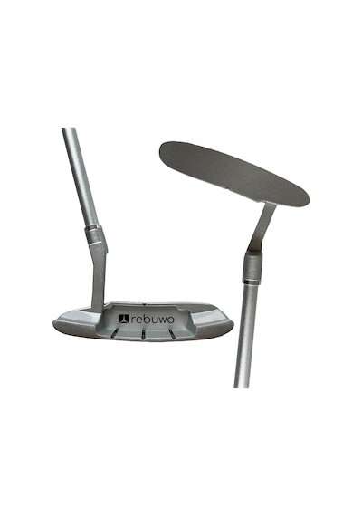 Rebuwo Kauçuk Saplı Golf Sopası Modüler Alüminyum Alaşımlı 86 Cm Golf Putter Gri