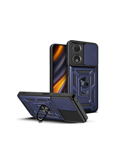 Honor 90 5g İle Uyumlu Kılıf Magnetik Standlı Kamera Korumalı Sürgülü Kapak
