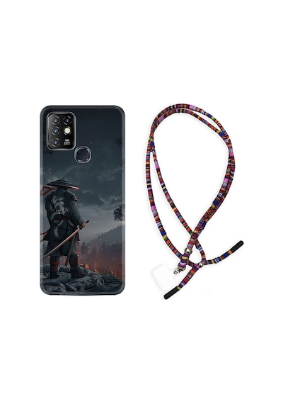 Infinix Hot 9 Kılıf Rasta Boyun Askılı Warrior 1653