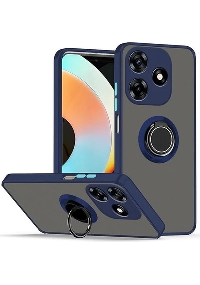 Nihcase Tecno Spark 10c Kılıf Montreal Yüzüklü Mat Kapak