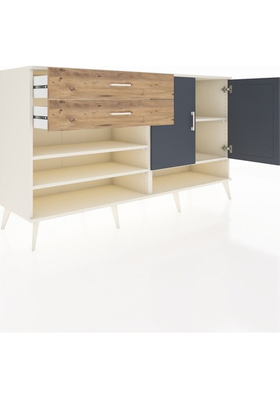 Hyperion Konsol 4 Raflı 2 Çekmeceli 2 Kapaklı 176x44x99 Aytaşı-an Aytaşı-antrasit/çam Hyperion Konsol 4 Raflı 2 Çekmeceli 2 Kapaklı 176x44x99 Aytaşı-an Aytaşı-antrasit/çam