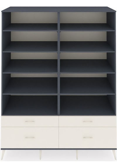 Kronos Gardrop 10 Raflı 4 Çekmeceli 4 Kapaklı 176x59x221 Antrasit-antrasit/aytaşı Antrasit/aytaşı Kronos Gardrop 10 Raflı 4 Çekmeceli 4 Kapaklı 176x59x221 Antrasit-antrasit/aytaşı Antrasit/aytaşı