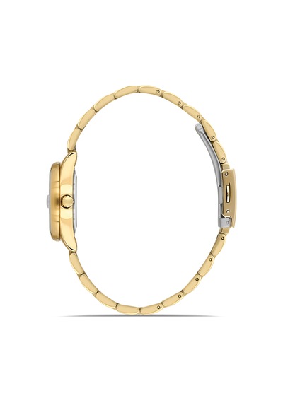 Ferro Fl21618a-b Quartz Çelik Sarı 28 Mm Kadın Kol Saati
