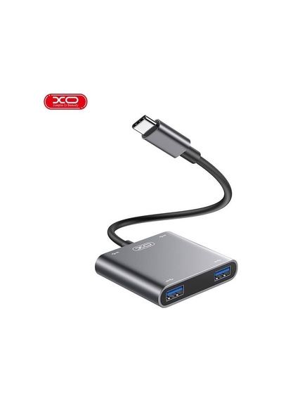 Type-c 4 Portlu Usb 3.0 Çoklayıcı Hub Aşırı Sıcaklık Korumalı Taşınabilir Dönüştürücü