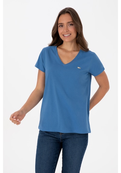 U.s. Polo Assn. Kadın İndigo Tişört 50320026-vr028 Indigo