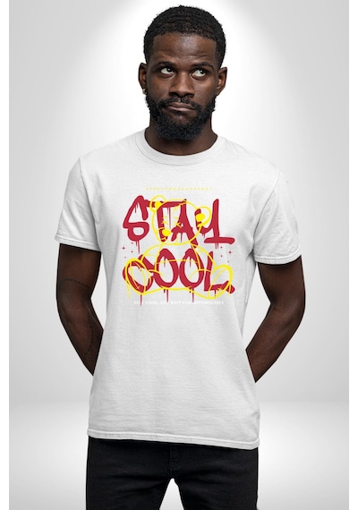 Game Oyun Alanı Unisex Unisex Beyaz Organik Baskılı T-shirt Penye Yüksek Kalite Beyaz