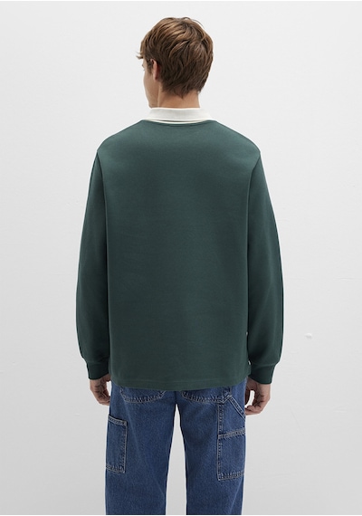 Mavi - M Logo Bisiklet Yaka Yeşil İnterlok Sweatshirt 0s10487-71539 Yeşil
