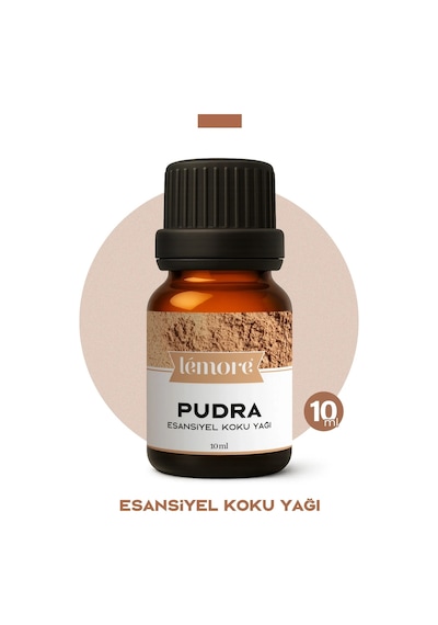 Pudra Uçucu Koku Yağı Buhurdanlık Yağı Difüzör Esansı Küre 10ml Pudra