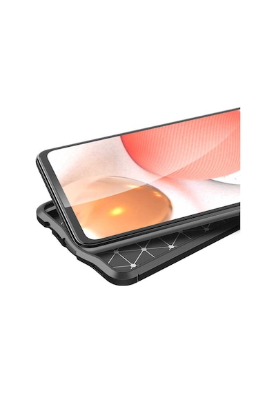 Galaxy A72 Uyumlu Deri Tasarımlı Kamera Korumalı Kılıf