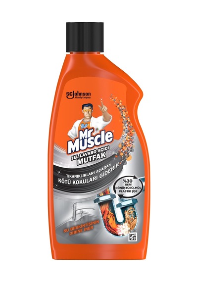 Mr. Muscle Jel Lavabo Açıcı Mutfak 500 Ml 5 Adet