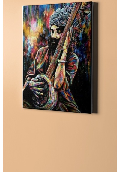 Webstyle Sayılarla Boyama Seti Kasnaklı Hintli Sanatçı 60 X 75 Cm